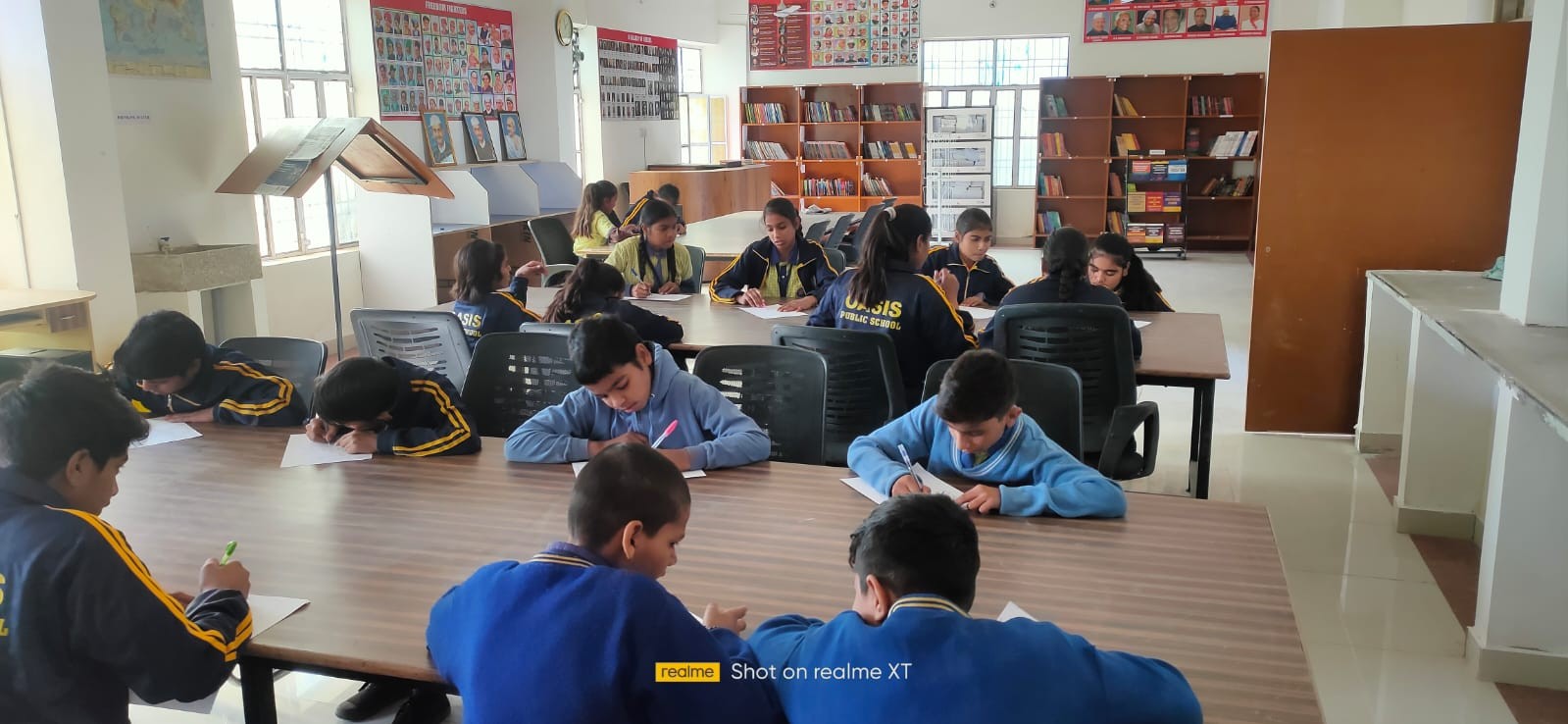 Library Event on Children's day at Oasis Public School, Chomu