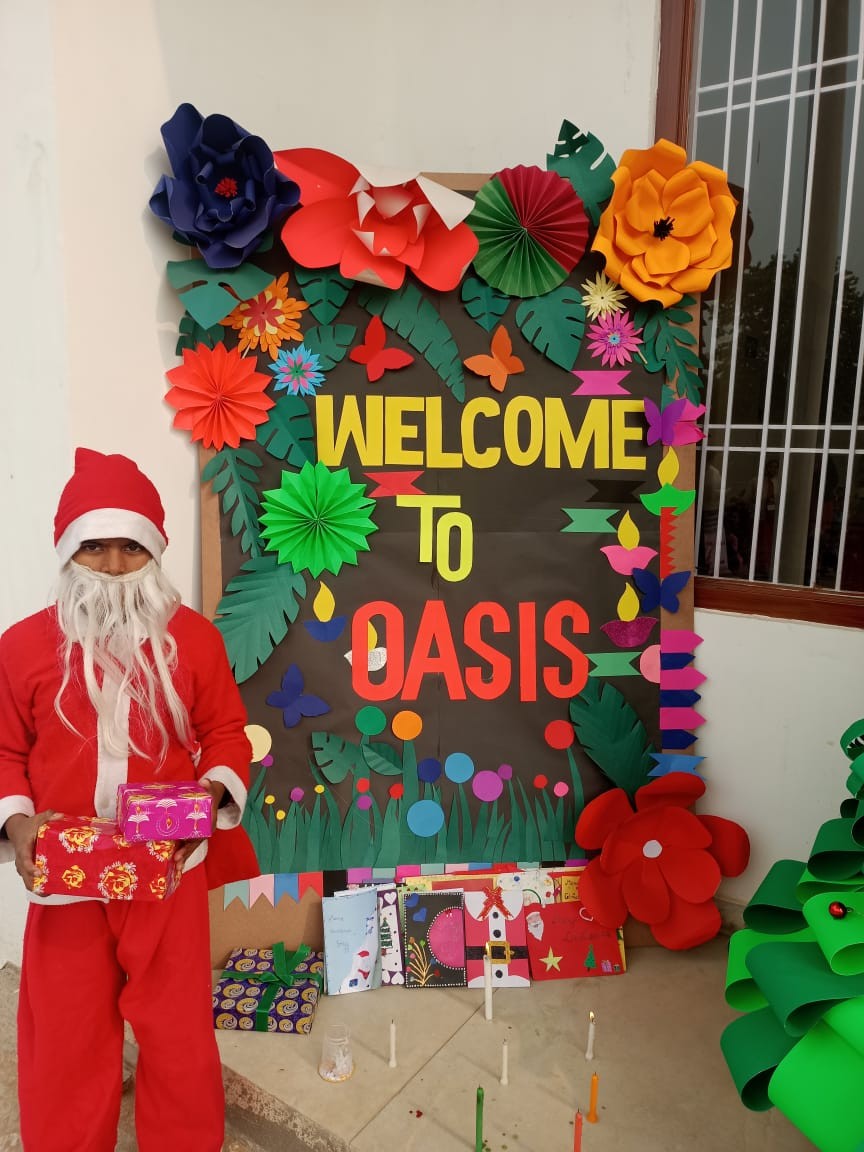 Christmas and Tulsi Diwas Celebration on dated 24.12.2024 at Oasis Public School, Chomu