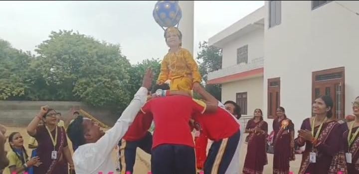Janmastmi celebration at Oasis Public School