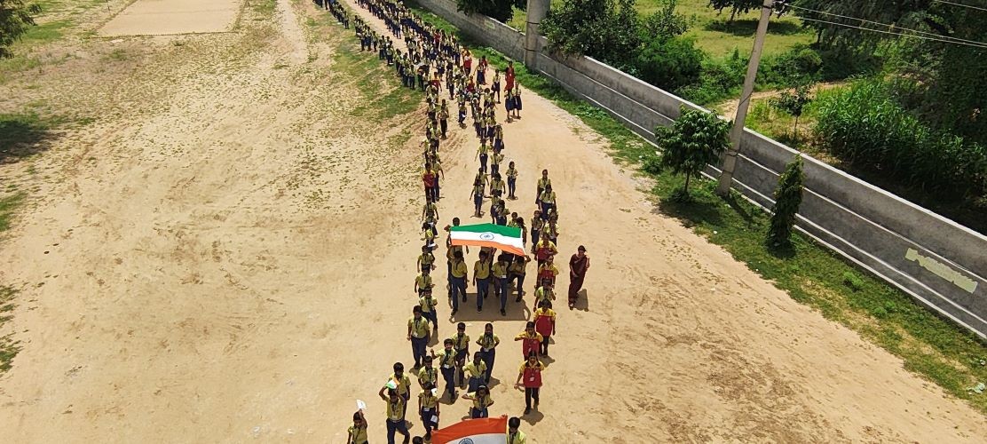 Oasis Public School organized various activities under the "Har Ghar Tiranga" campaign from 2nd August to 15th August, as per the CBSE circular.