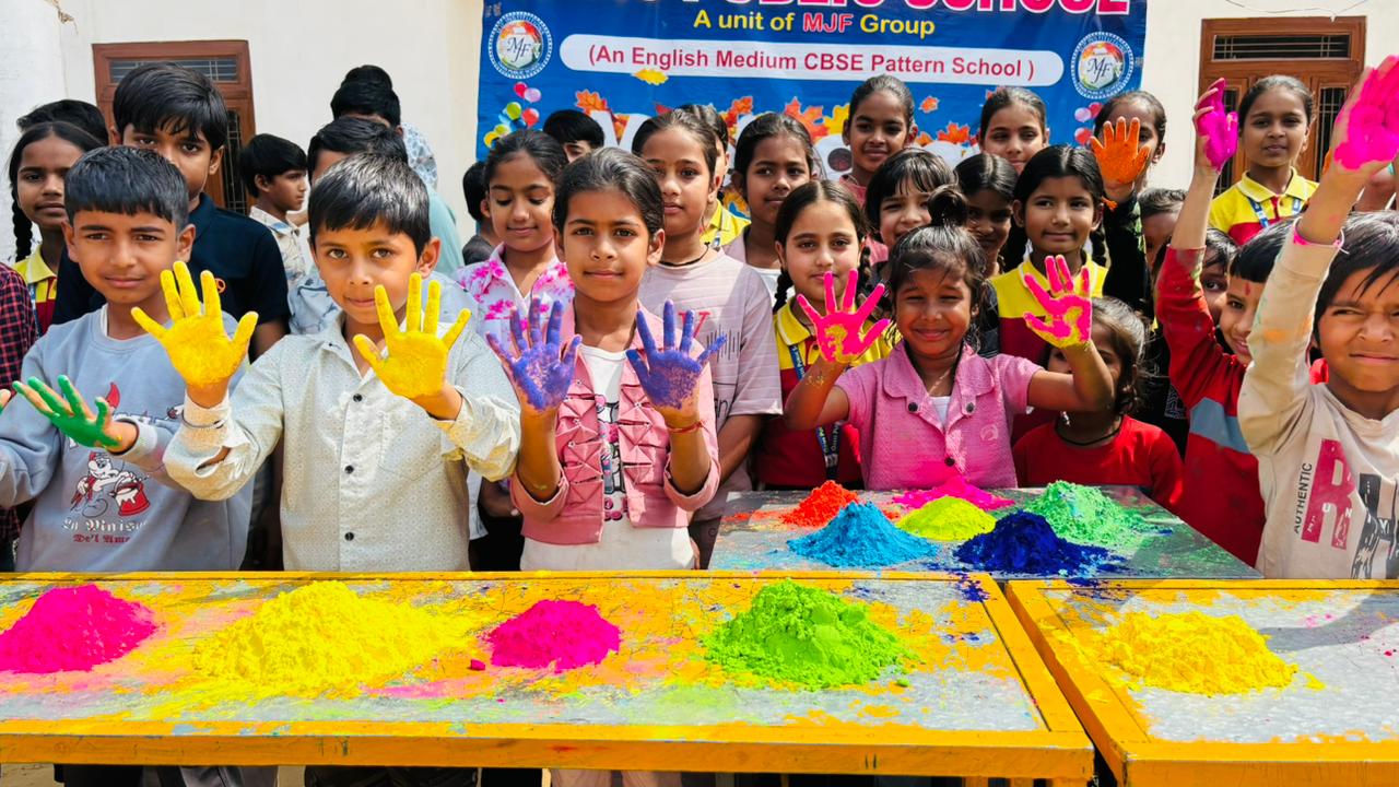 Holi Celebration at OASIS PUBLIC SCHOOL